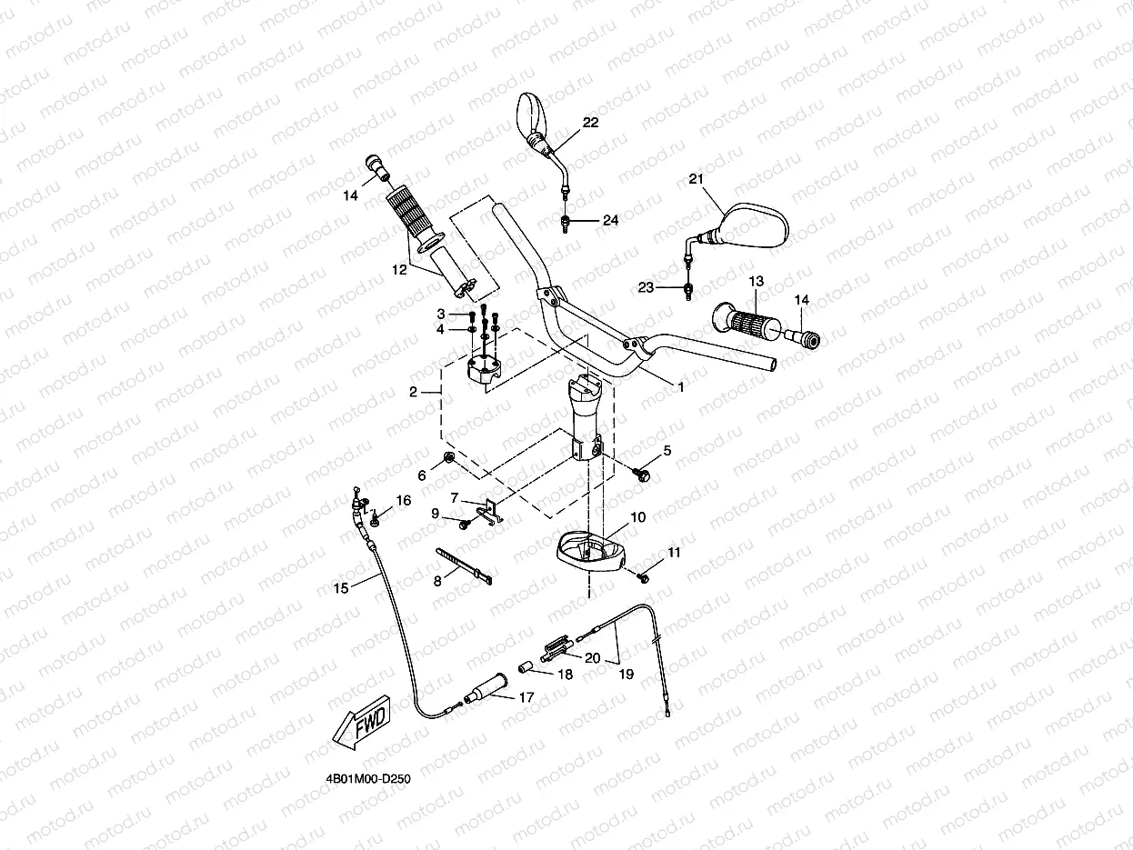 STEERING HANDLE & CABLE
