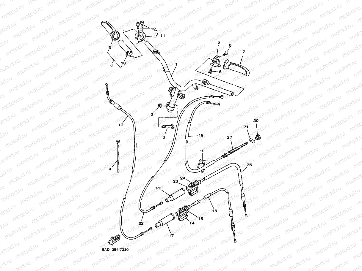 STEERING HANDLE & CABLE