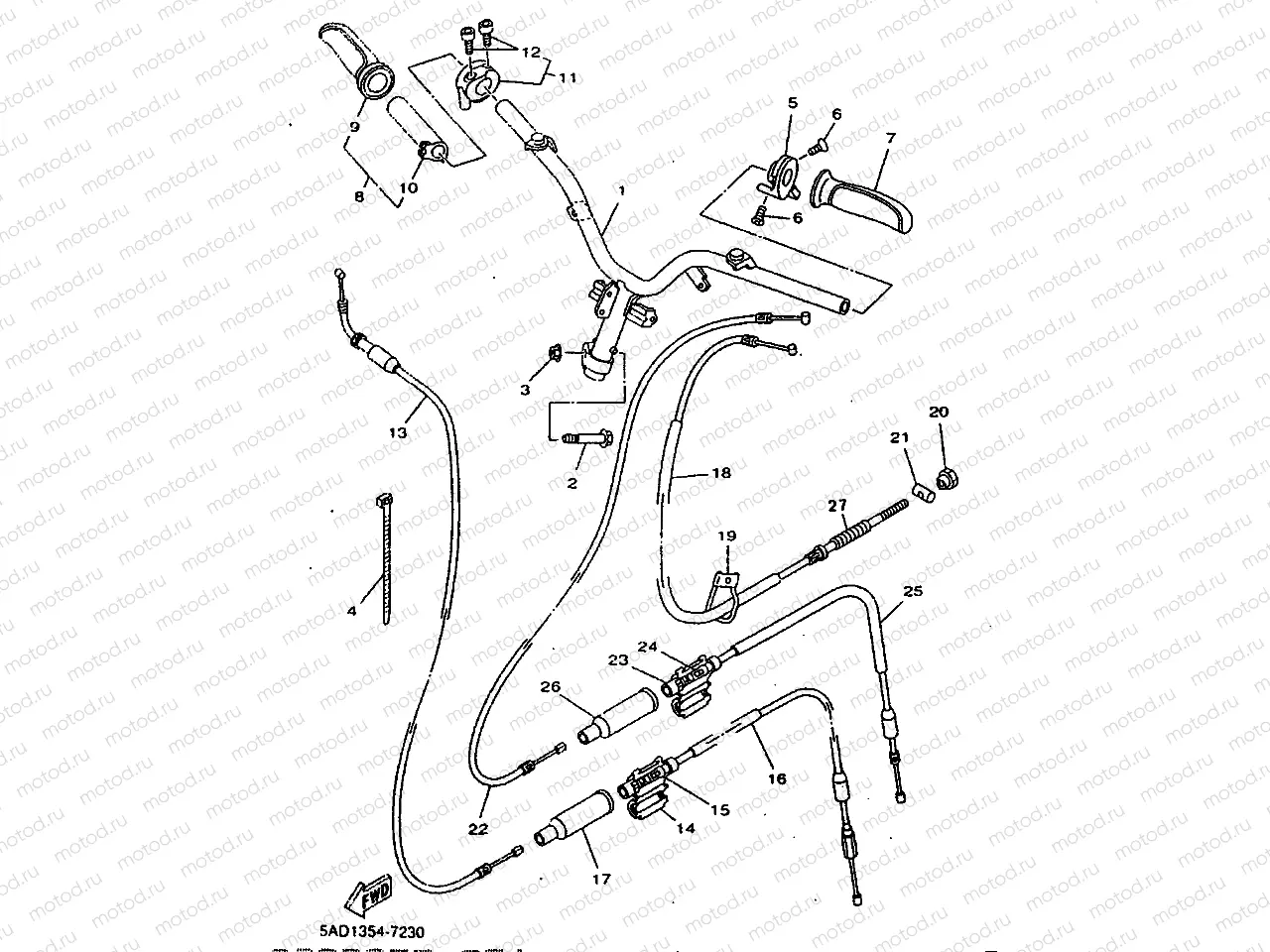 STEERING HANDLE & CABLE
