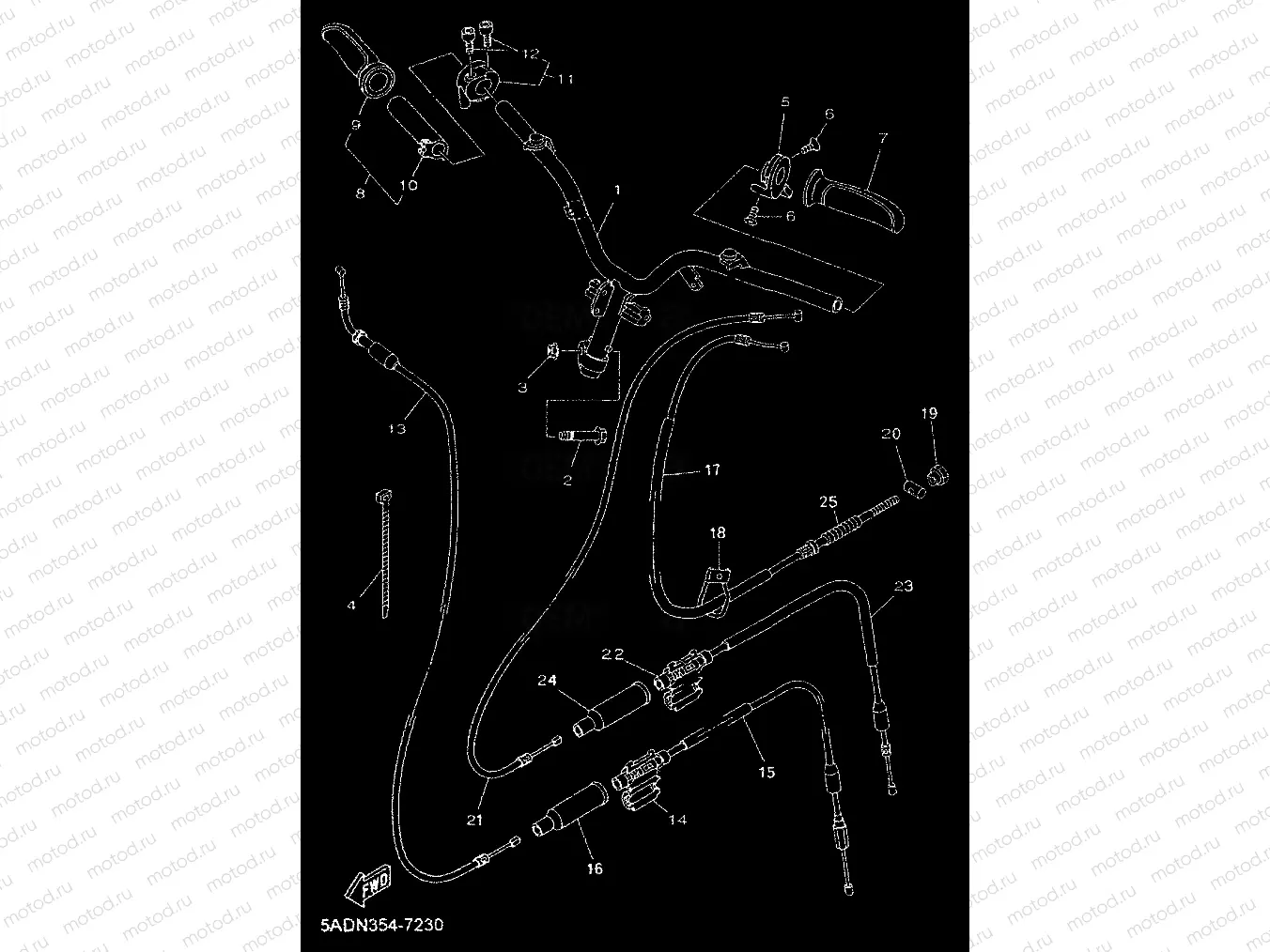 STEERING HANDLE & CABLE