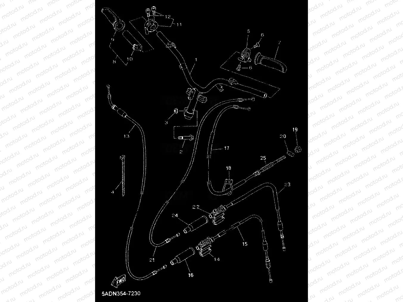 STEERING HANDLE & CABLE