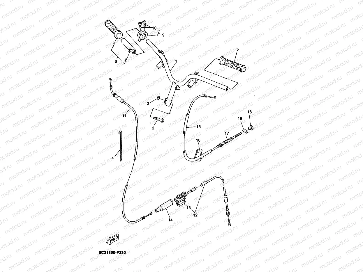 STEERING HANDLE & CABLE