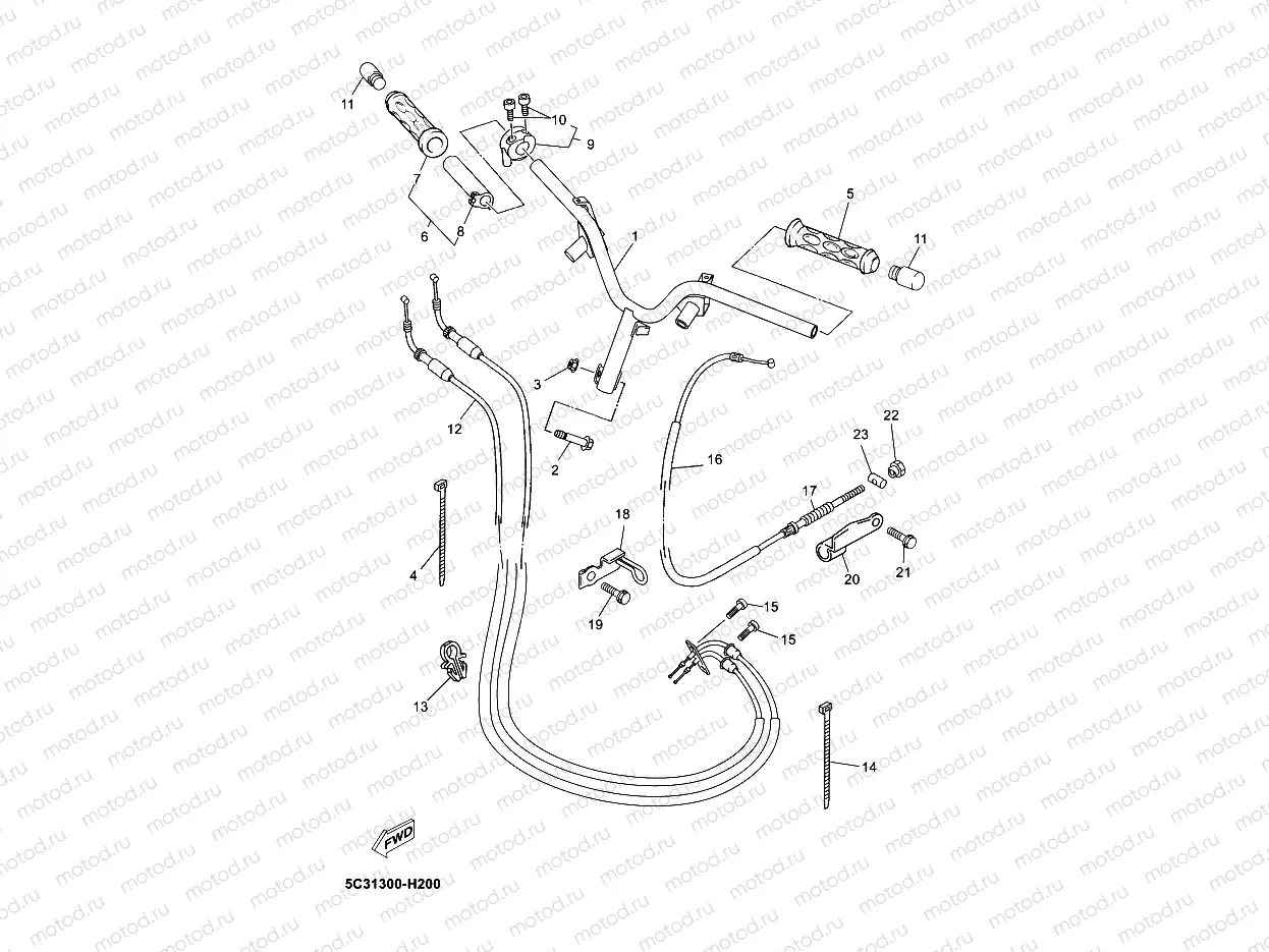STEERING HANDLE & CABLE