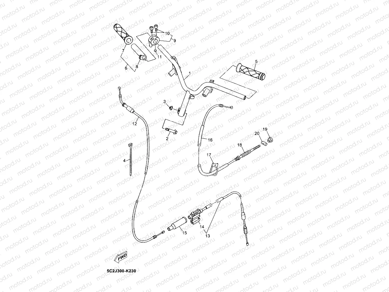 STEERING HANDLE & CABLE
