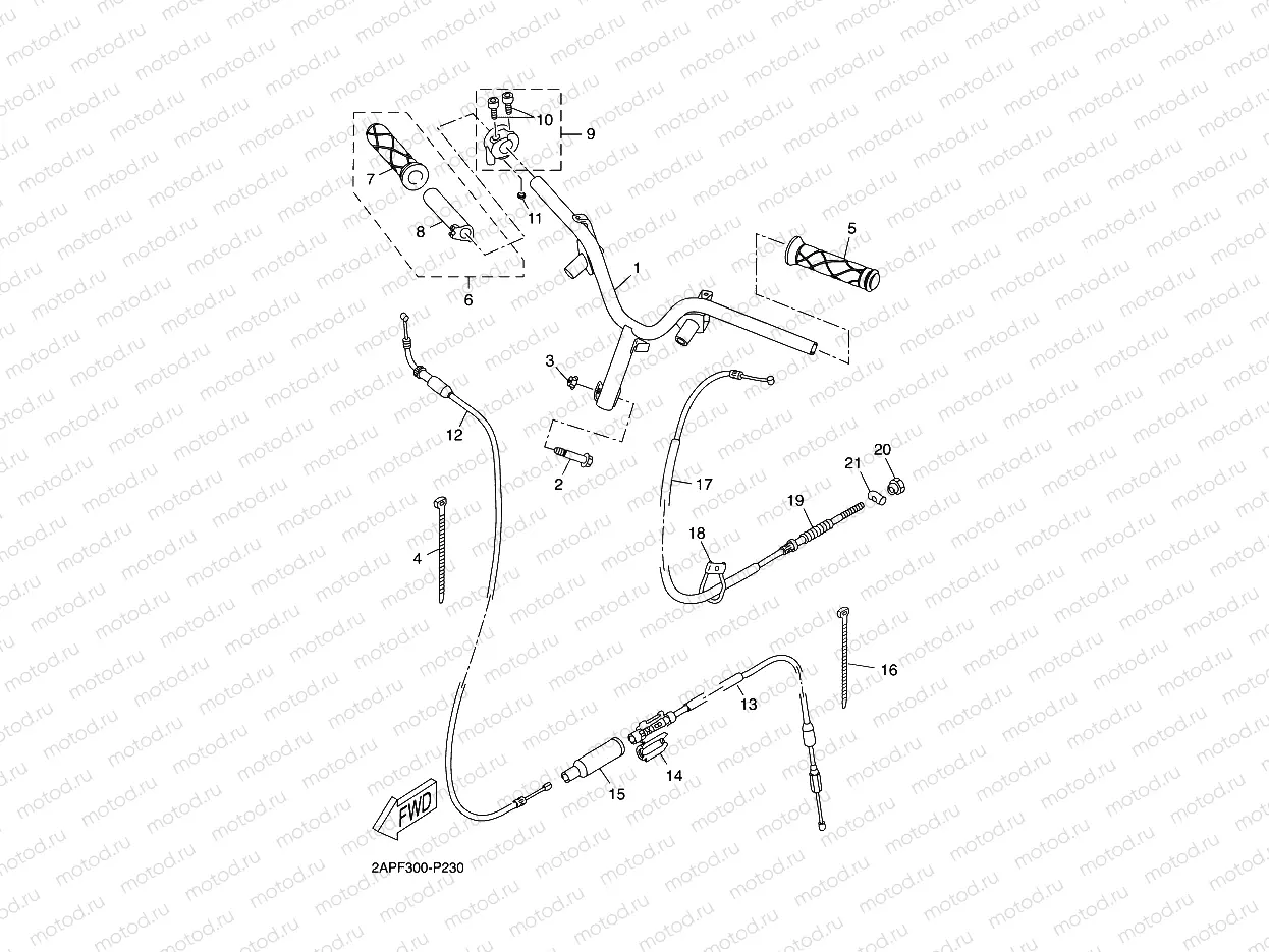 STEERING HANDLE & CABLE