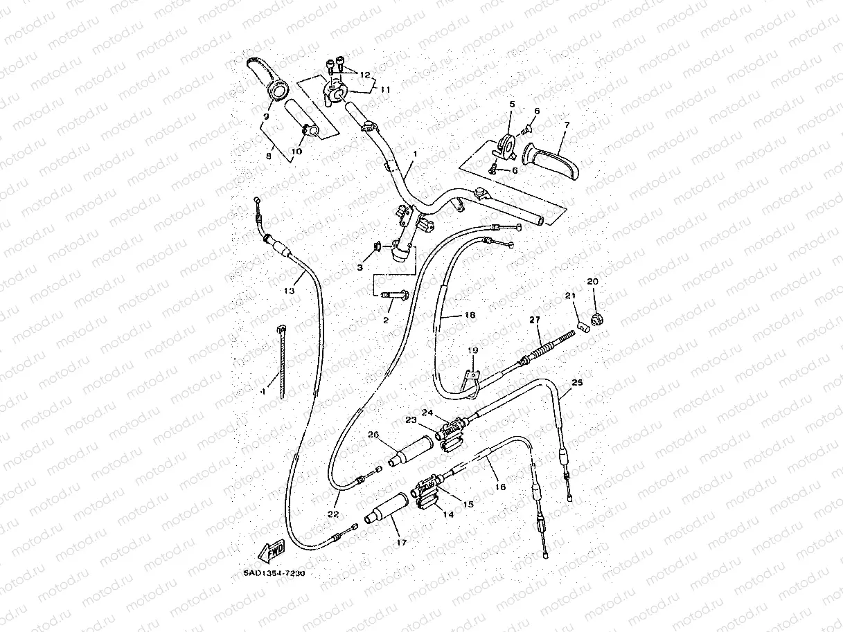 STEERING HANDLE & CABLE