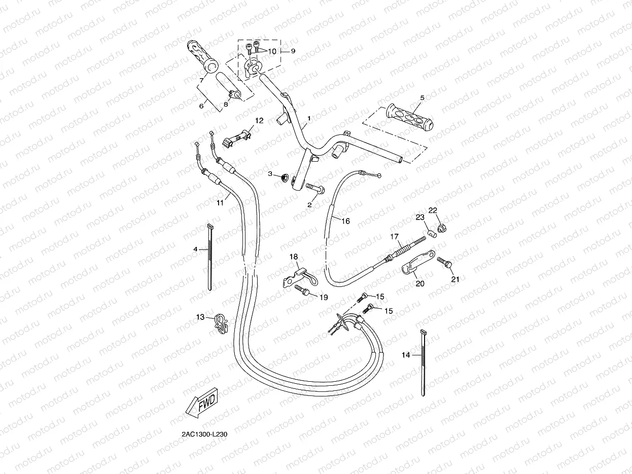 STEERING HANDLE & CABLE