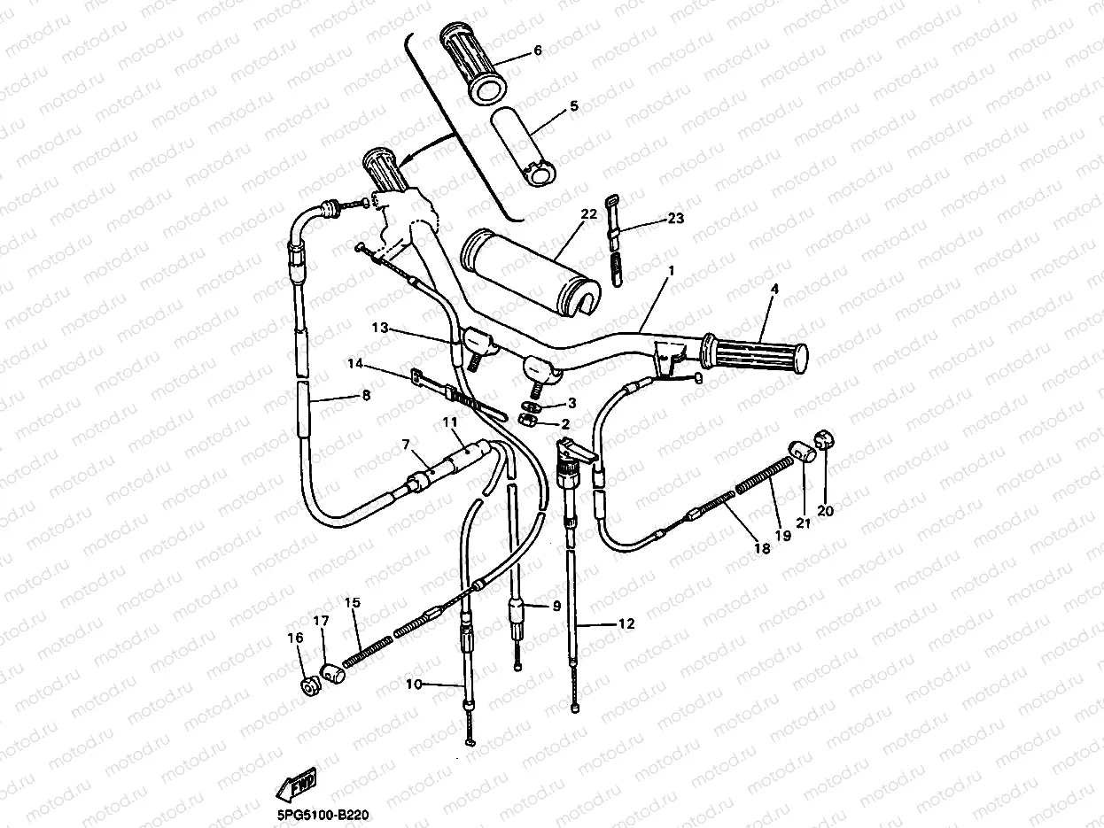 STEERING HANDLE & CABLE