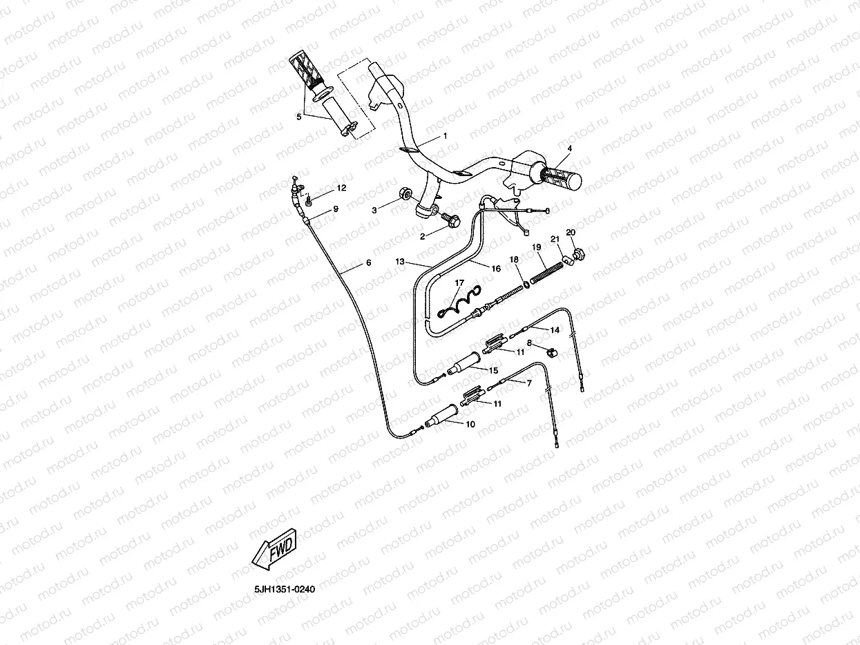 STEERING HANDLE & CABLE