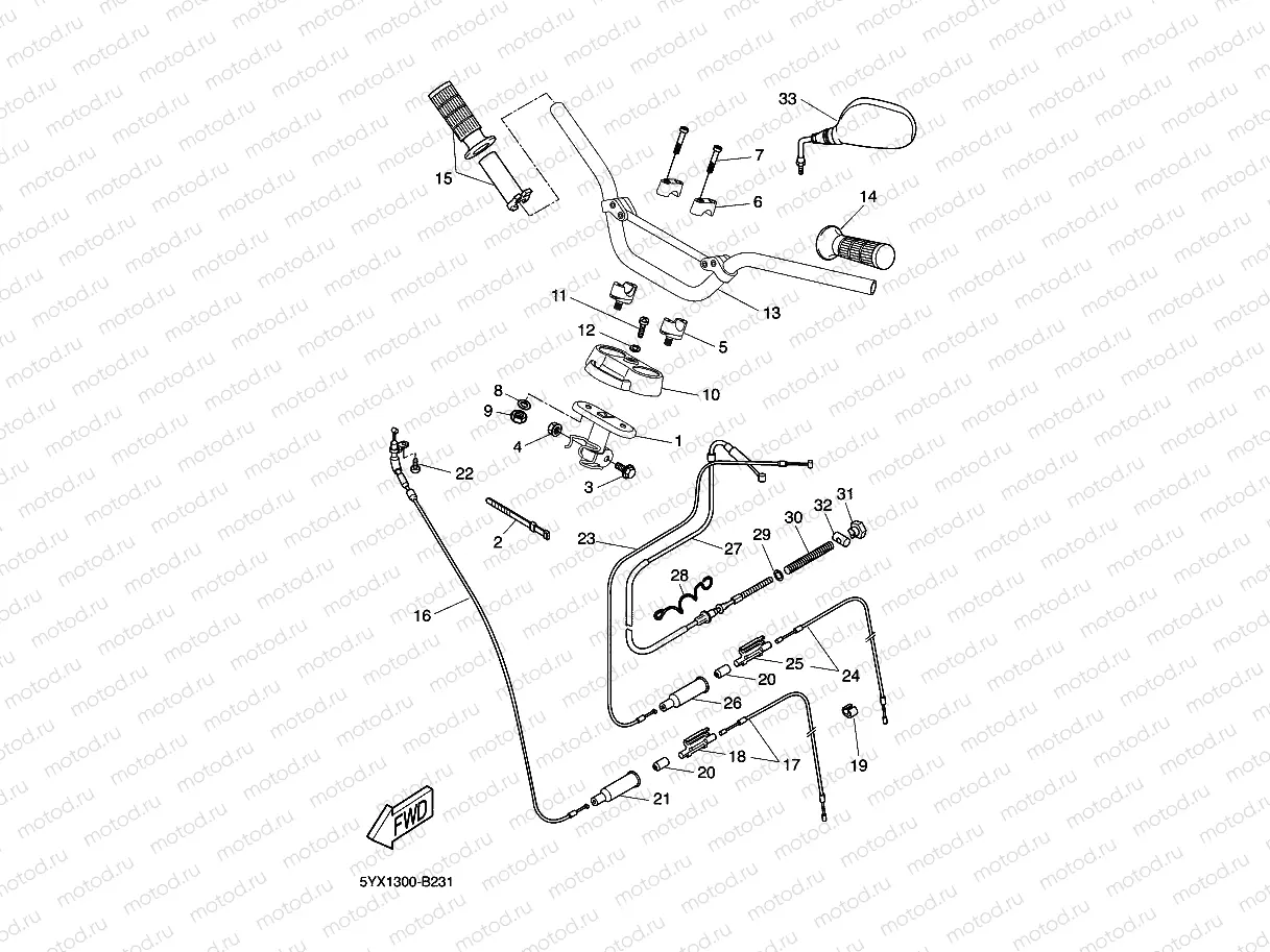 STEERING HANDLE & CABLE