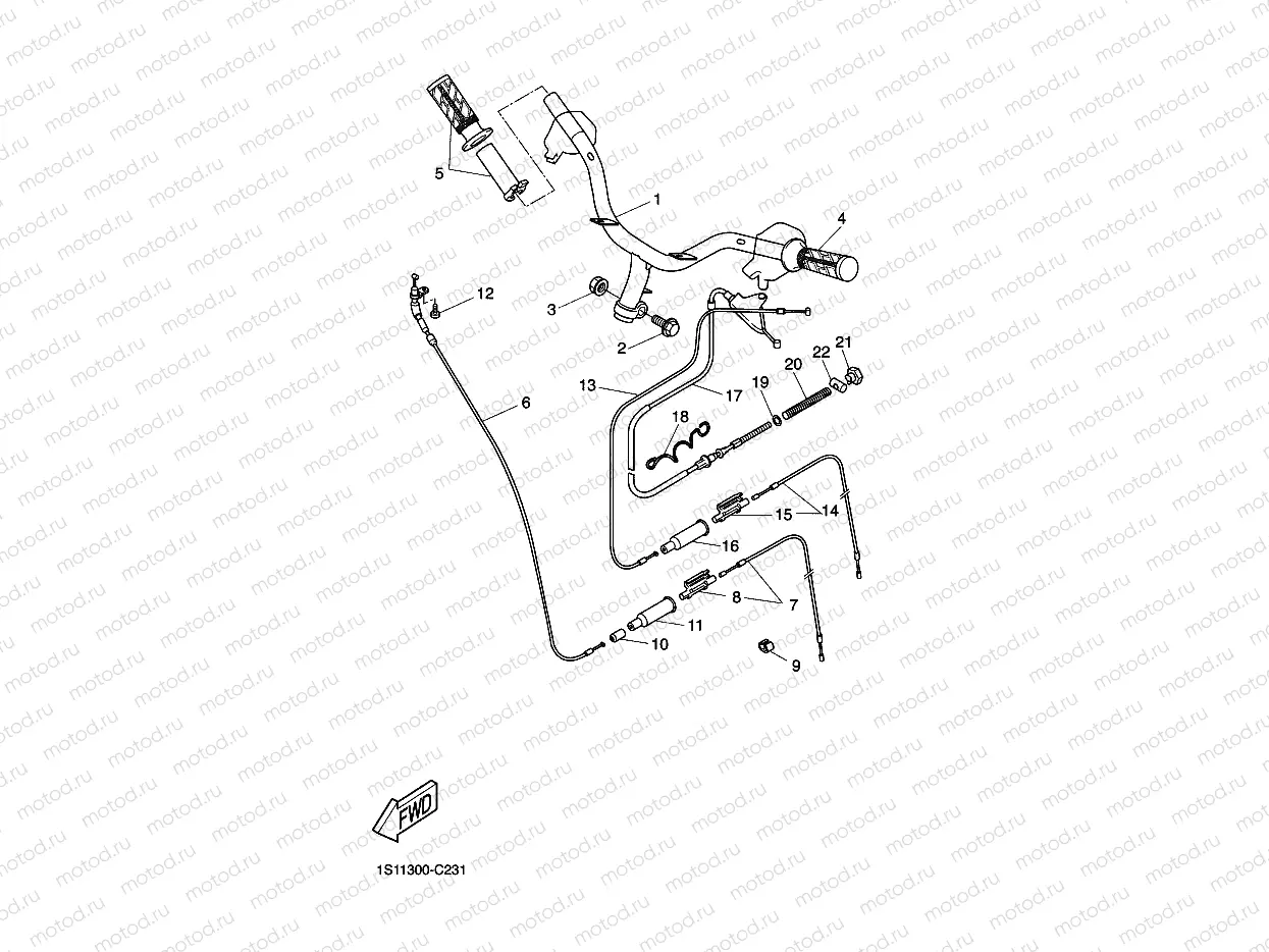 STEERING HANDLE & CABLE