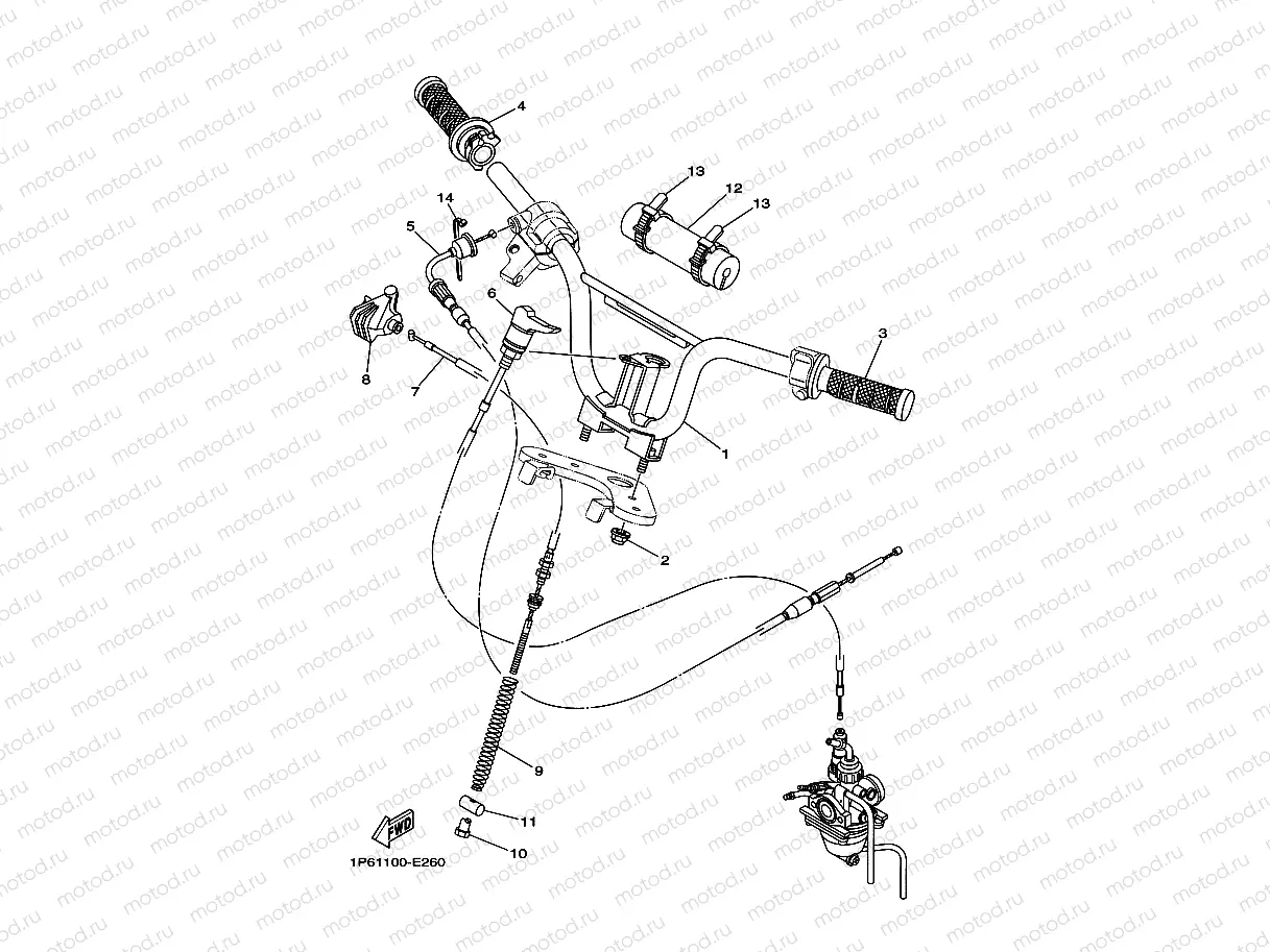 STEERING HANDLE & CABLE
