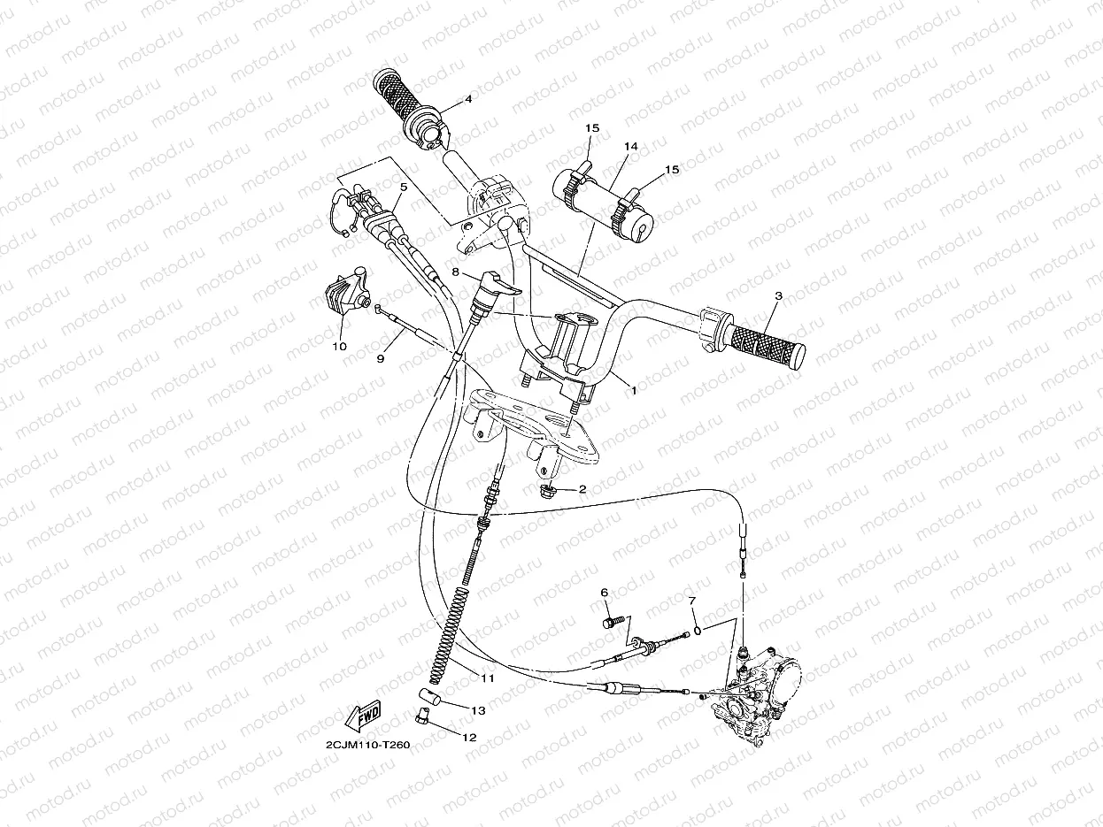STEERING HANDLE & CABLE
