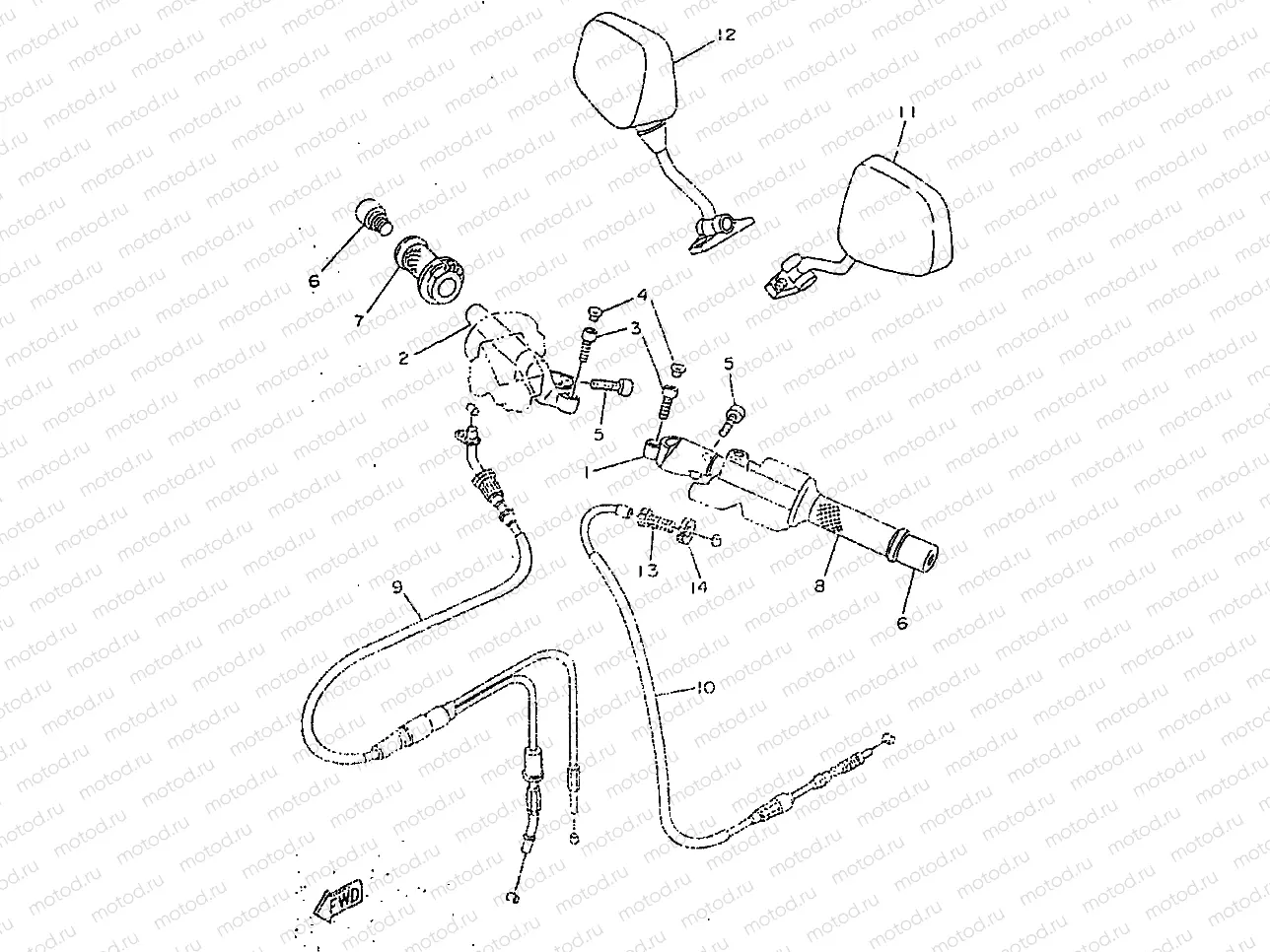 STEERING HANDLE & CABLE