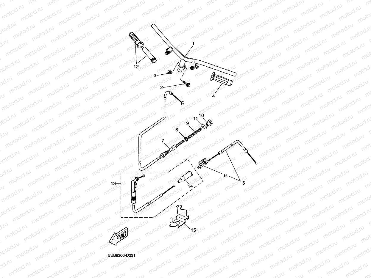 STEERING HANDLE & CABLE