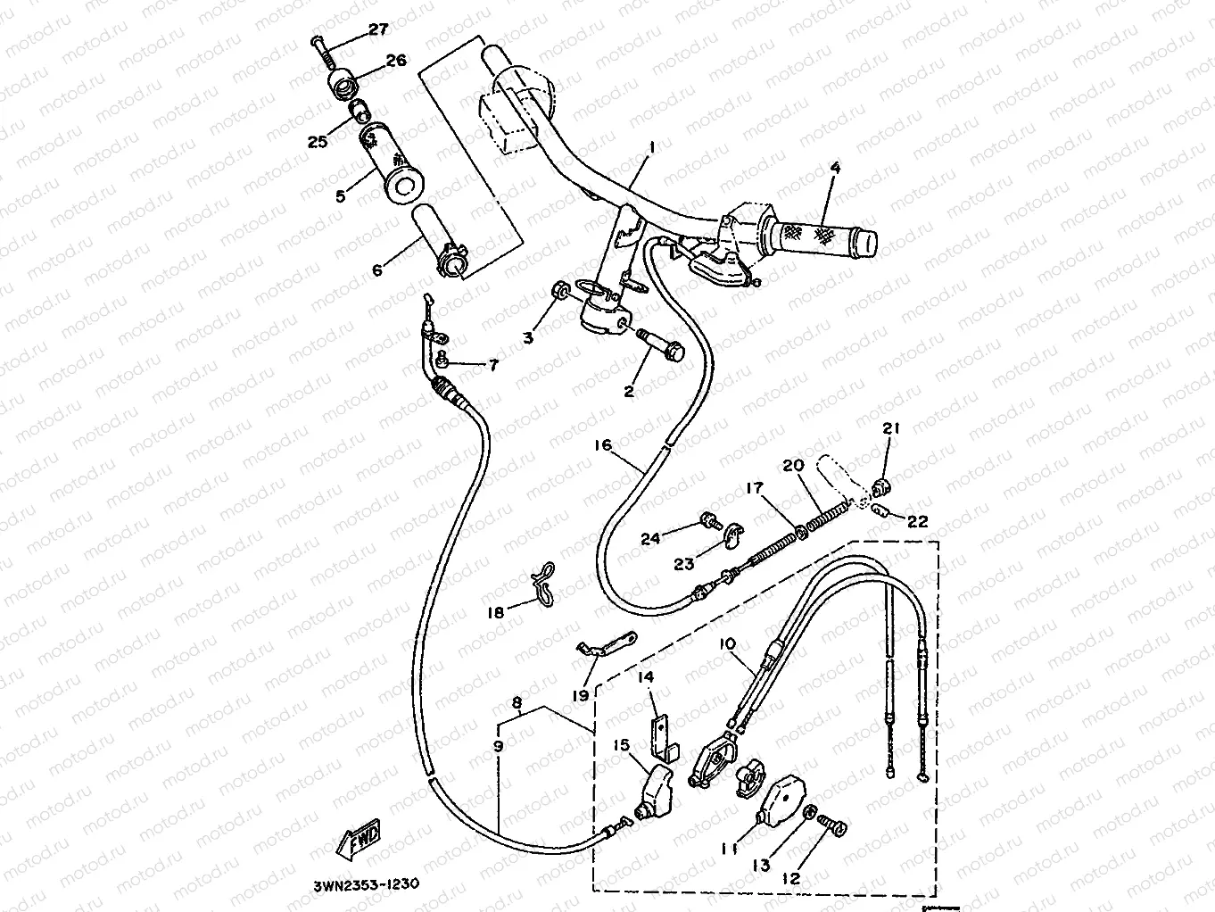 STEERING HANDLE & CABLE
