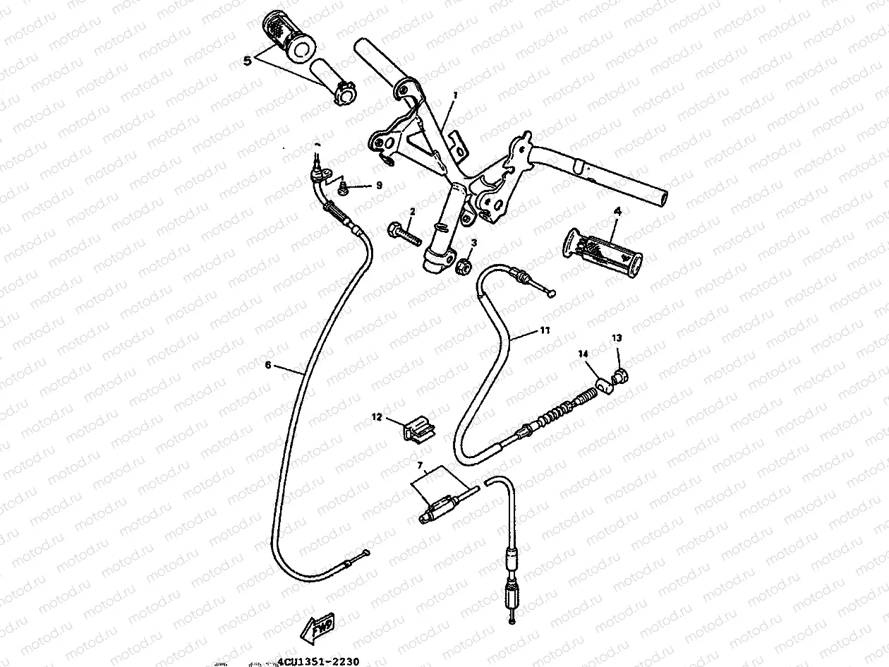 STEERING HANDLE & CABLE