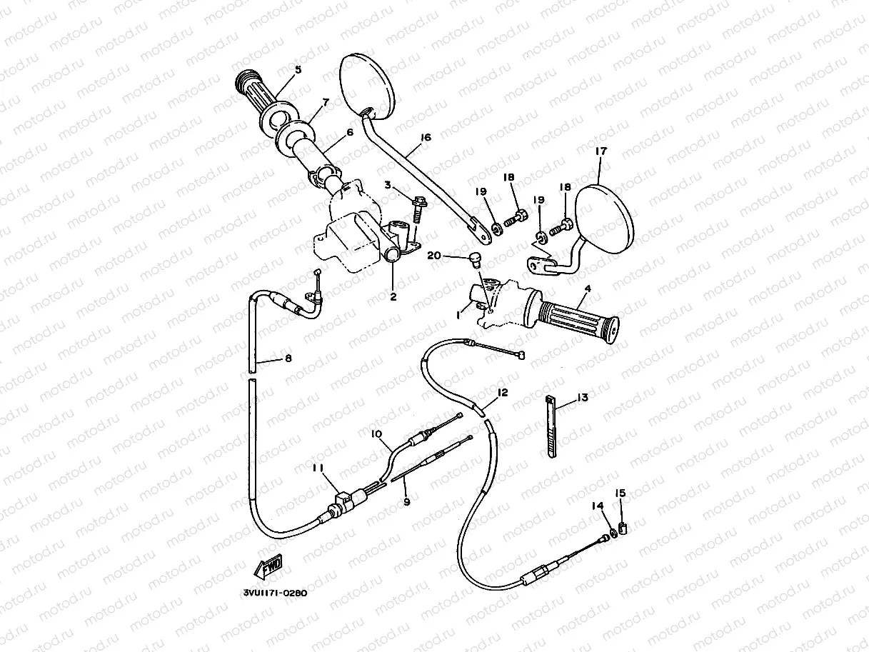 STEERING HANDLE & CABLE