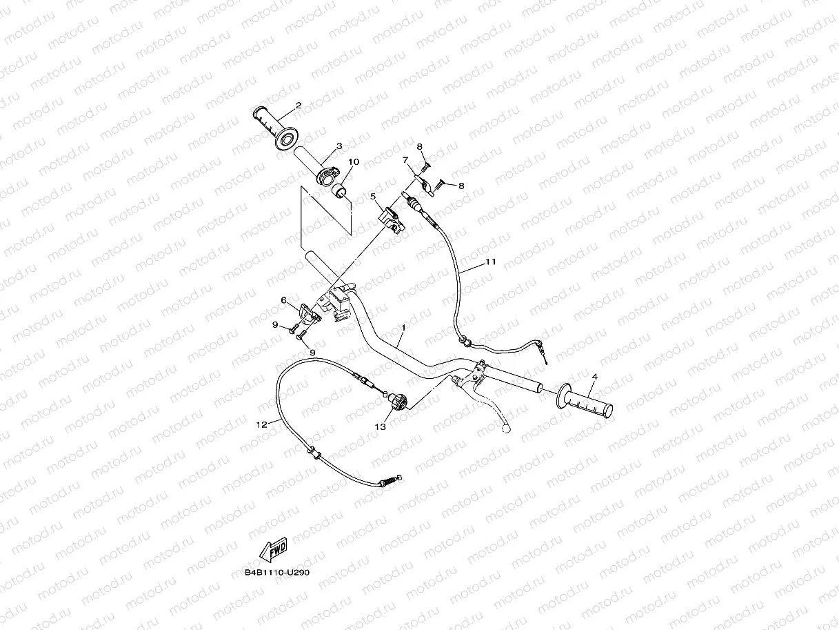 STEERING HANDLE & CABLE