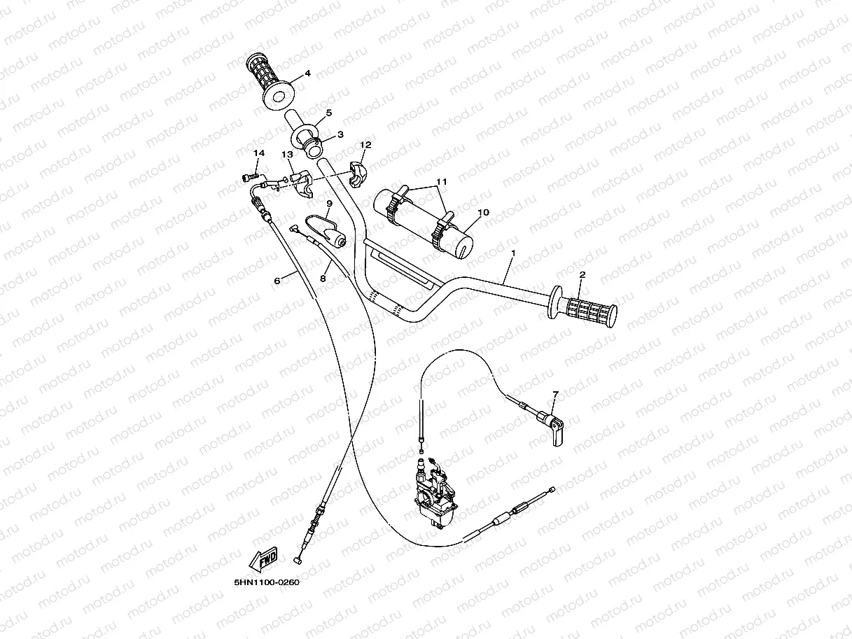 STEERING HANDLE & CABLE