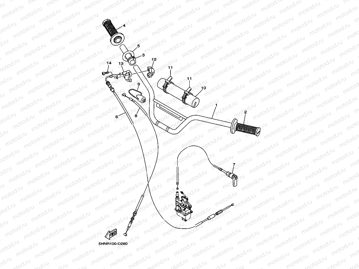 STEERING HANDLE & CABLE
