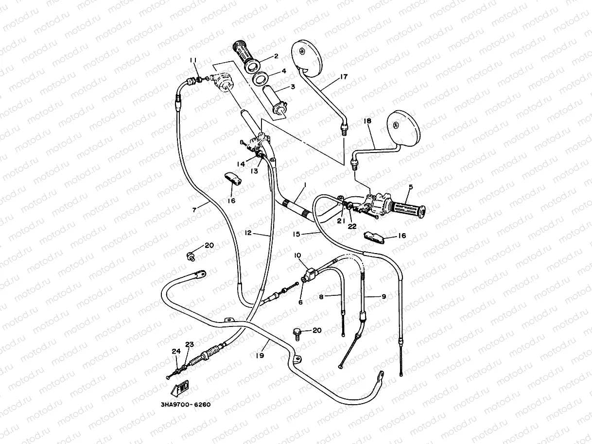 STEERING HANDLE & CABLE