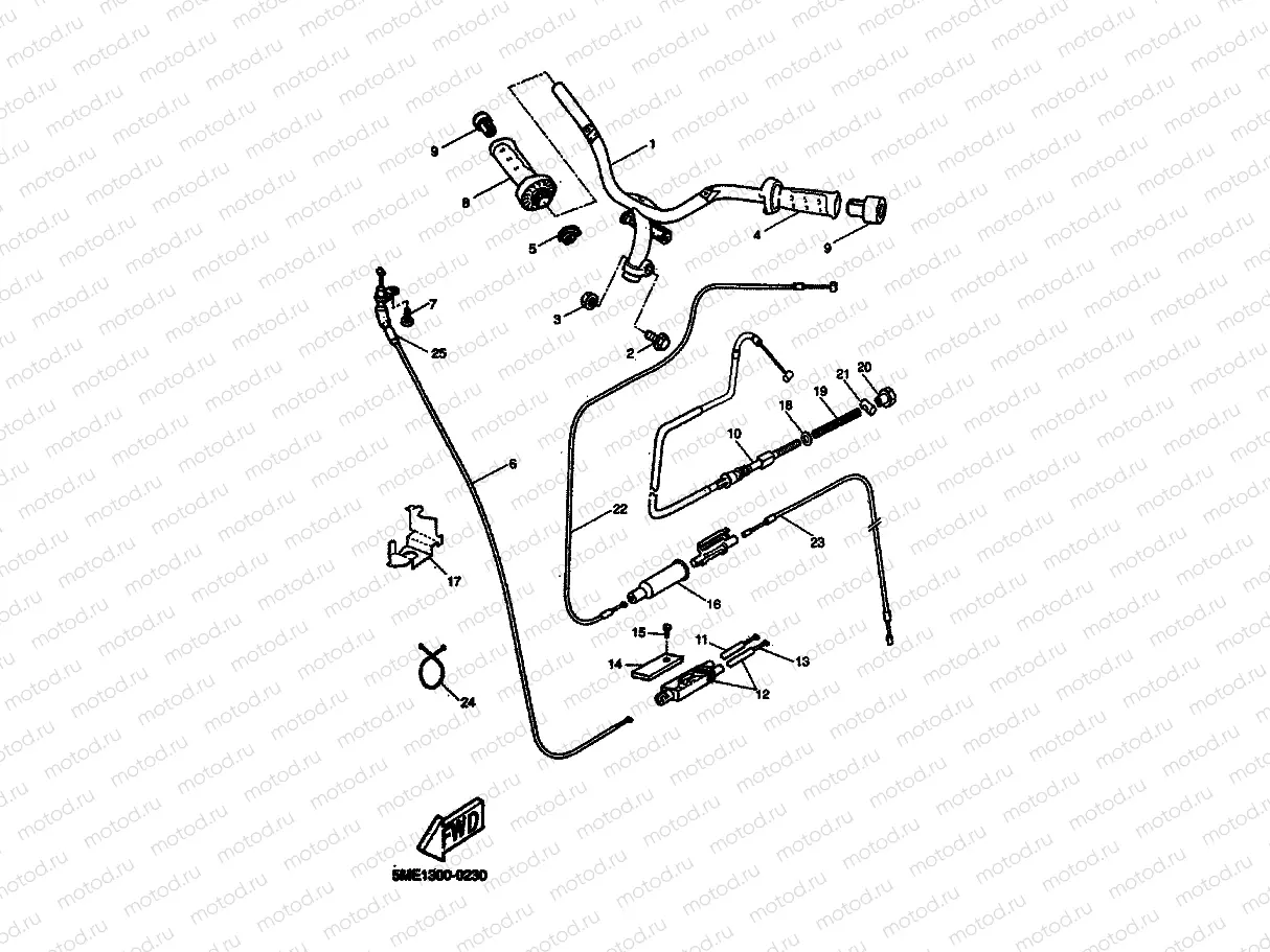 STEERING HANDLE & CABLE