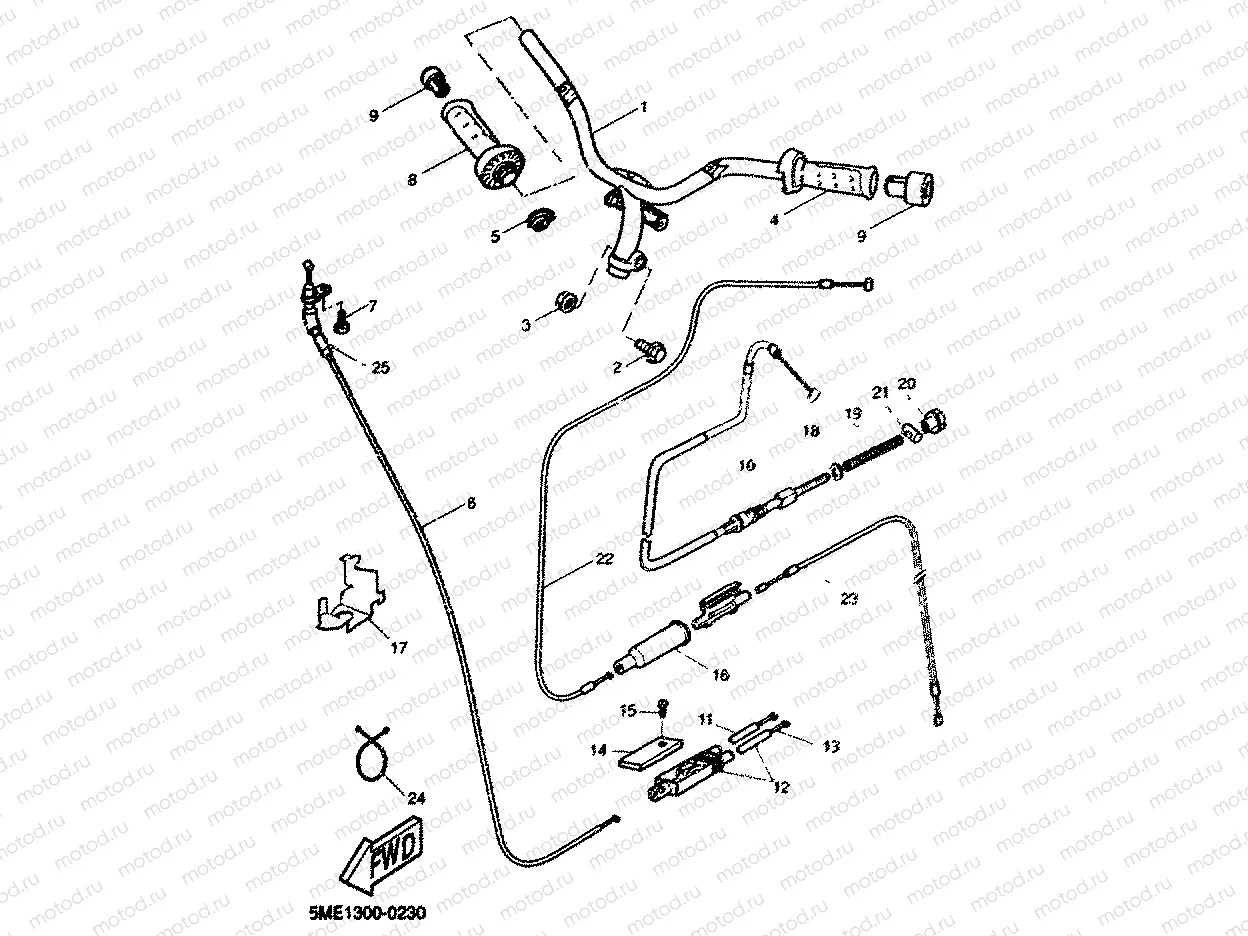 STEERING HANDLE & CABLE