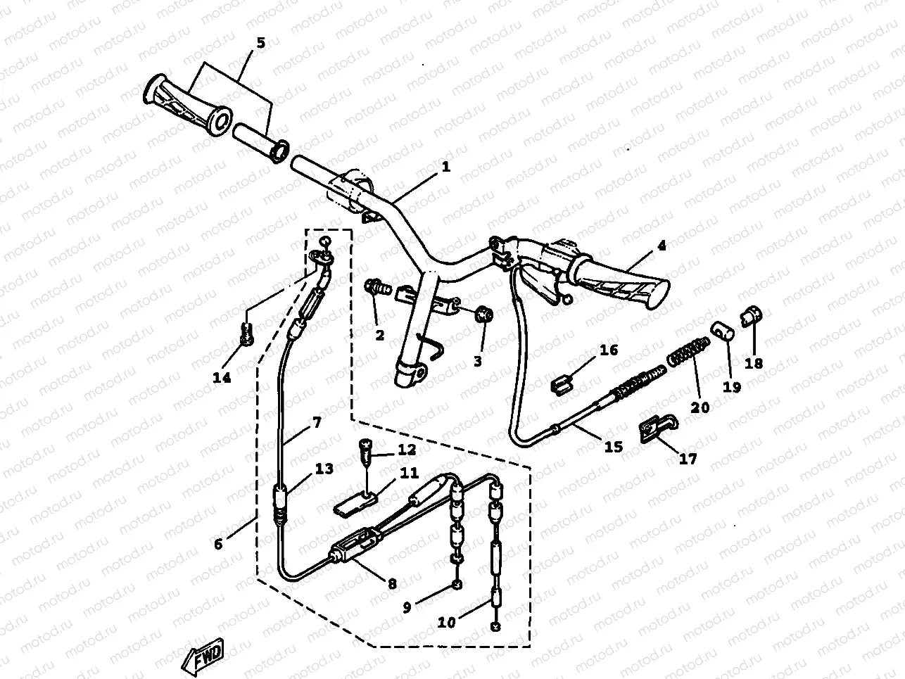 STEERING HANDLE & CABLE