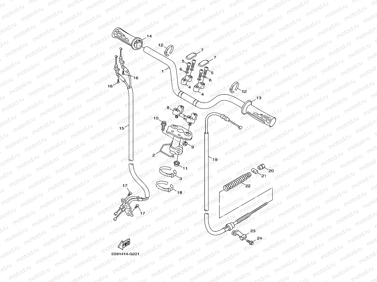 STEERING HANDLE & CABLE
