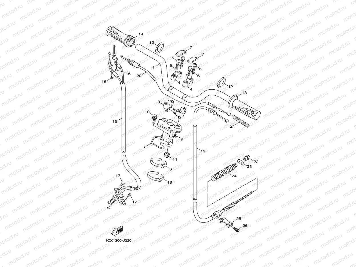 STEERING HANDLE & CABLE