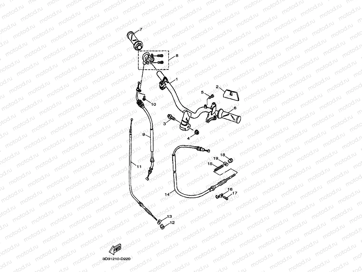 STEERING HANDLE & CABLE