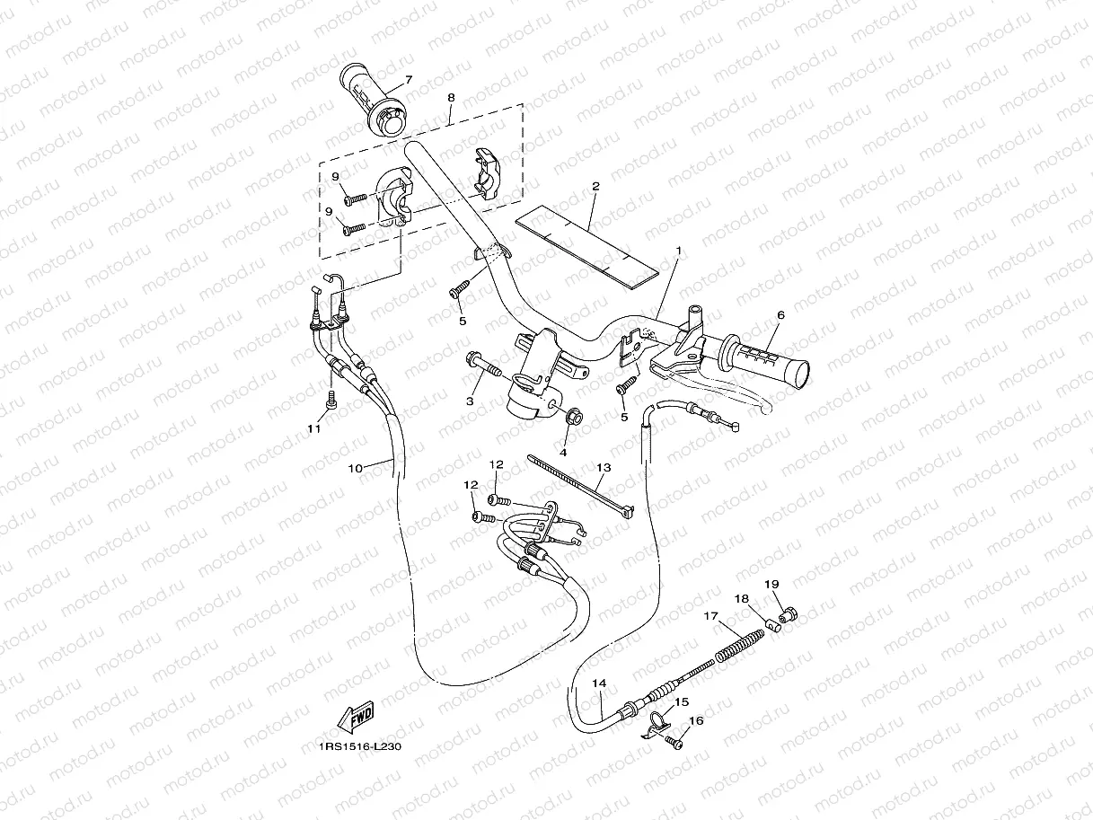 STEERING HANDLE & CABLE