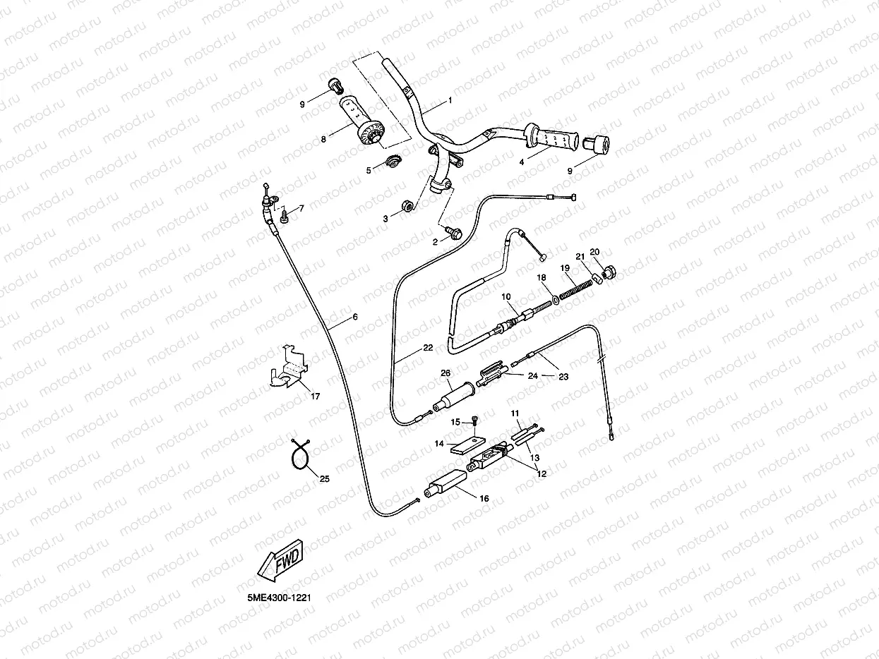 STEERING HANDLE & CABLE