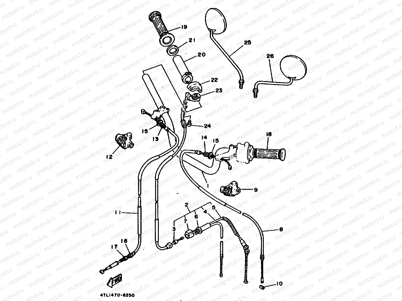 STEERING HANDLE & CABLE