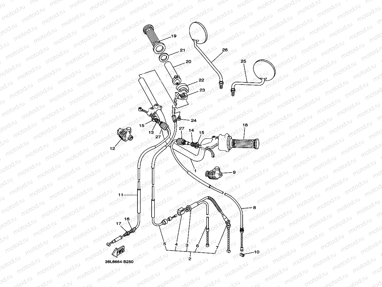 STEERING HANDLE & CABLE