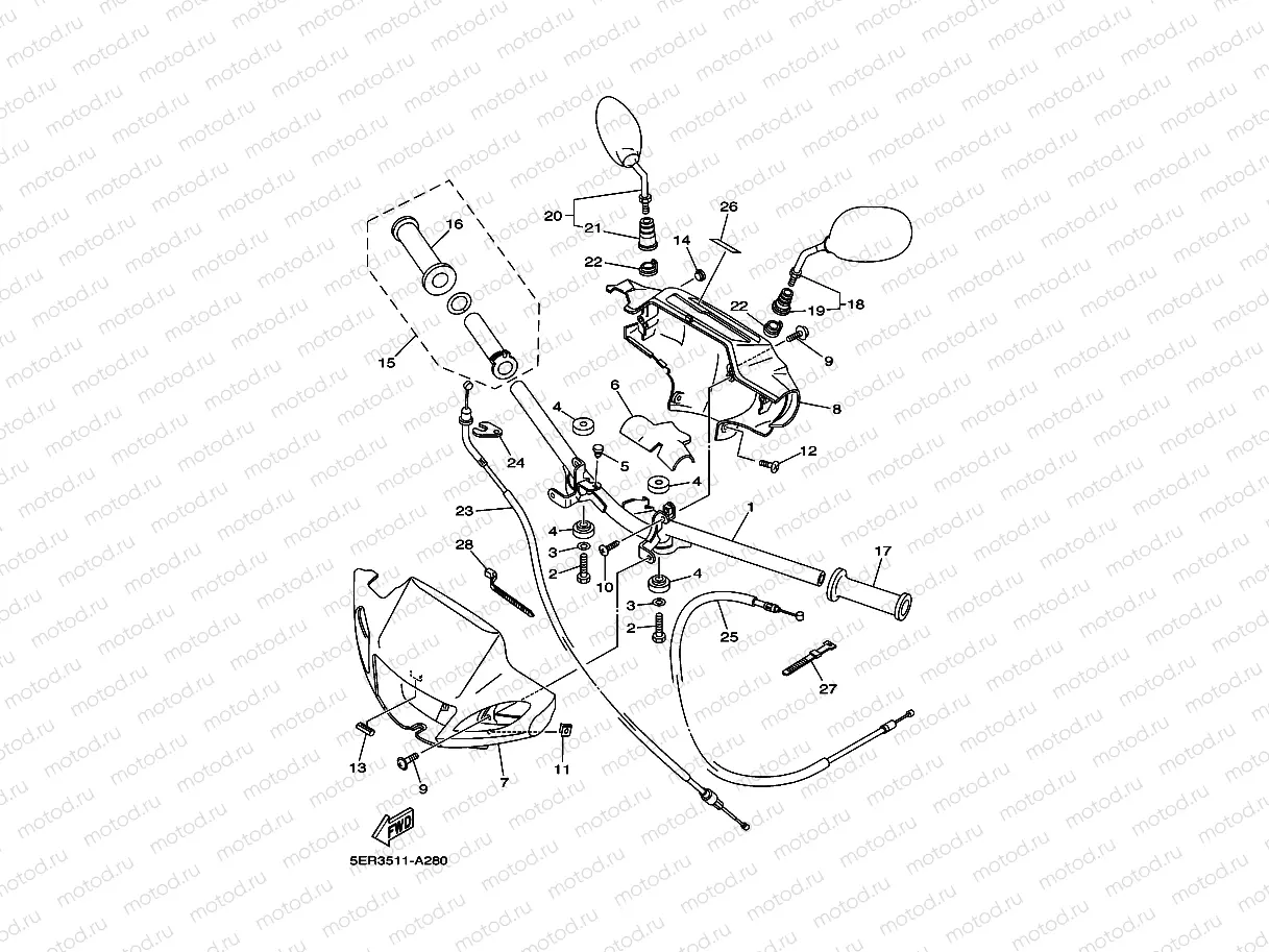 STEERING HANDLE & CABLE