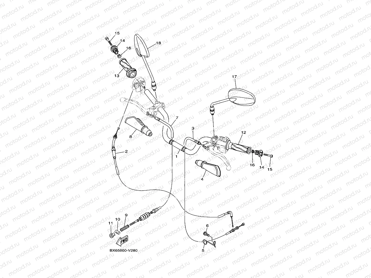 STEERING HANDLE & CABLE