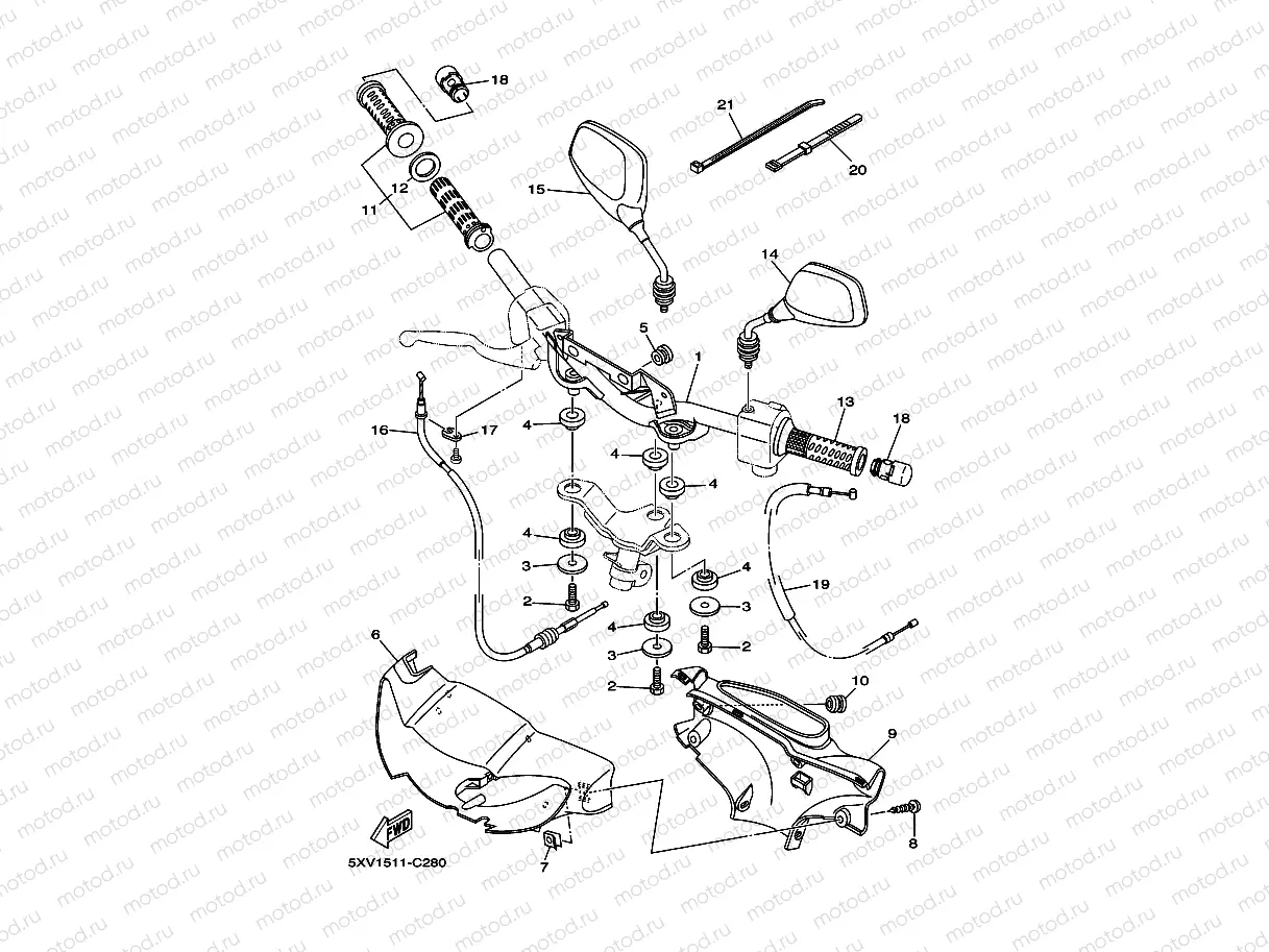 STEERING HANDLE & CABLE