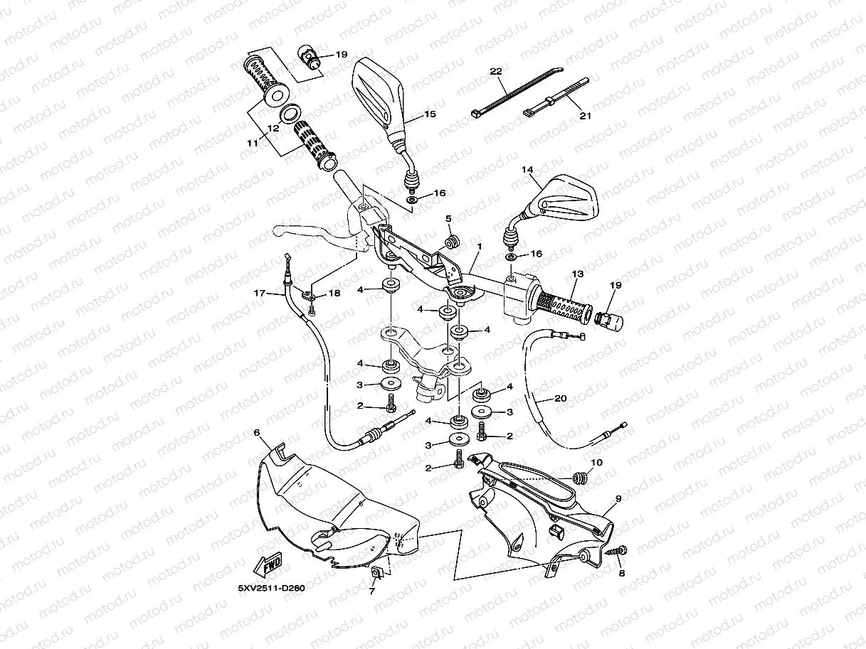 STEERING HANDLE & CABLE