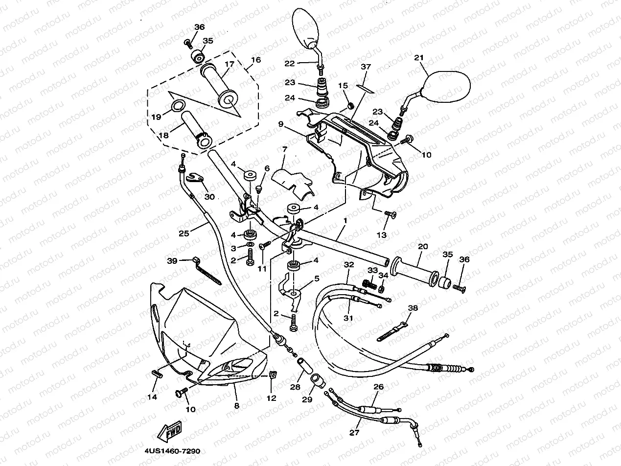 STEERING HANDLE & CABLE