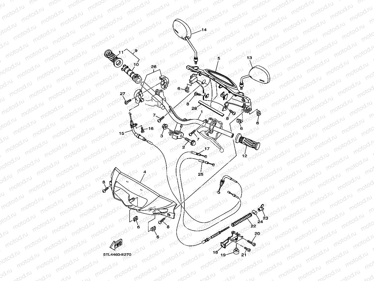 STEERING HANDLE & CABLE