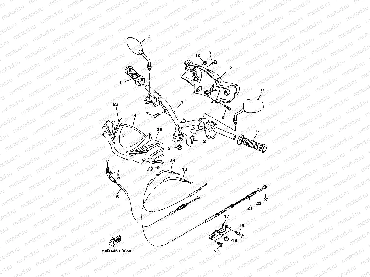 STEERING HANDLE & CABLE