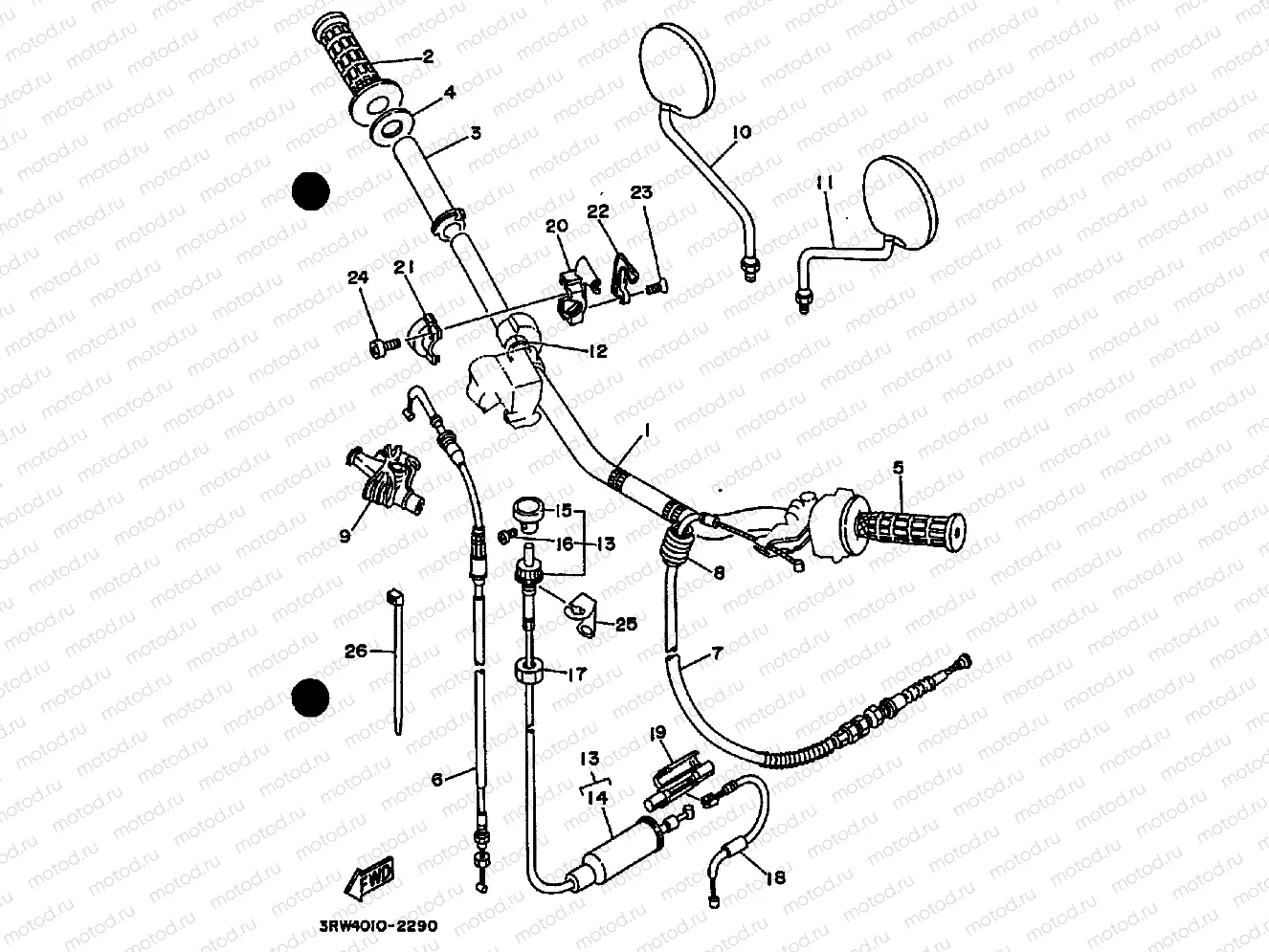 STEERING HANDLE & CABLE
