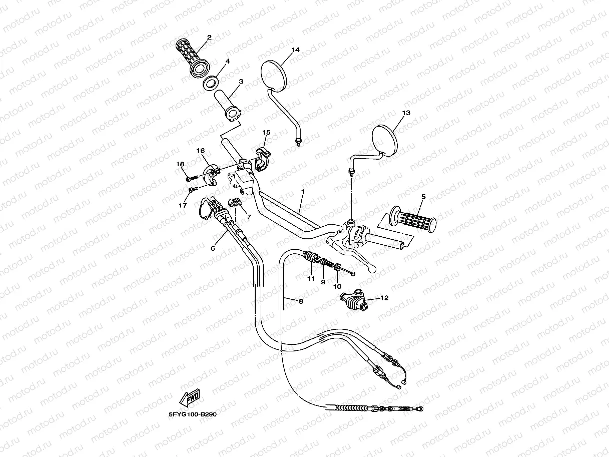 STEERING HANDLE & CABLE