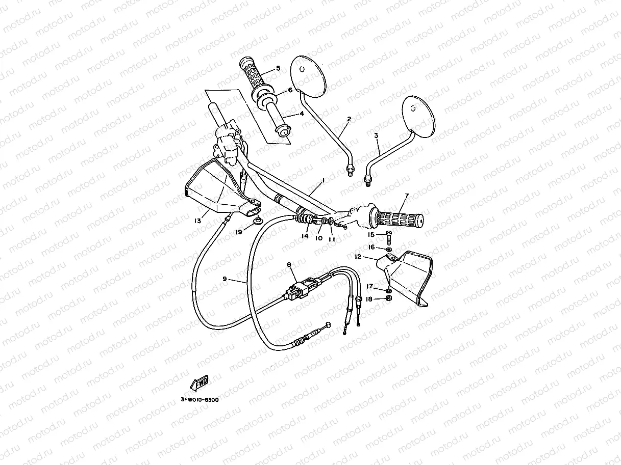 STEERING HANDLE & CABLE