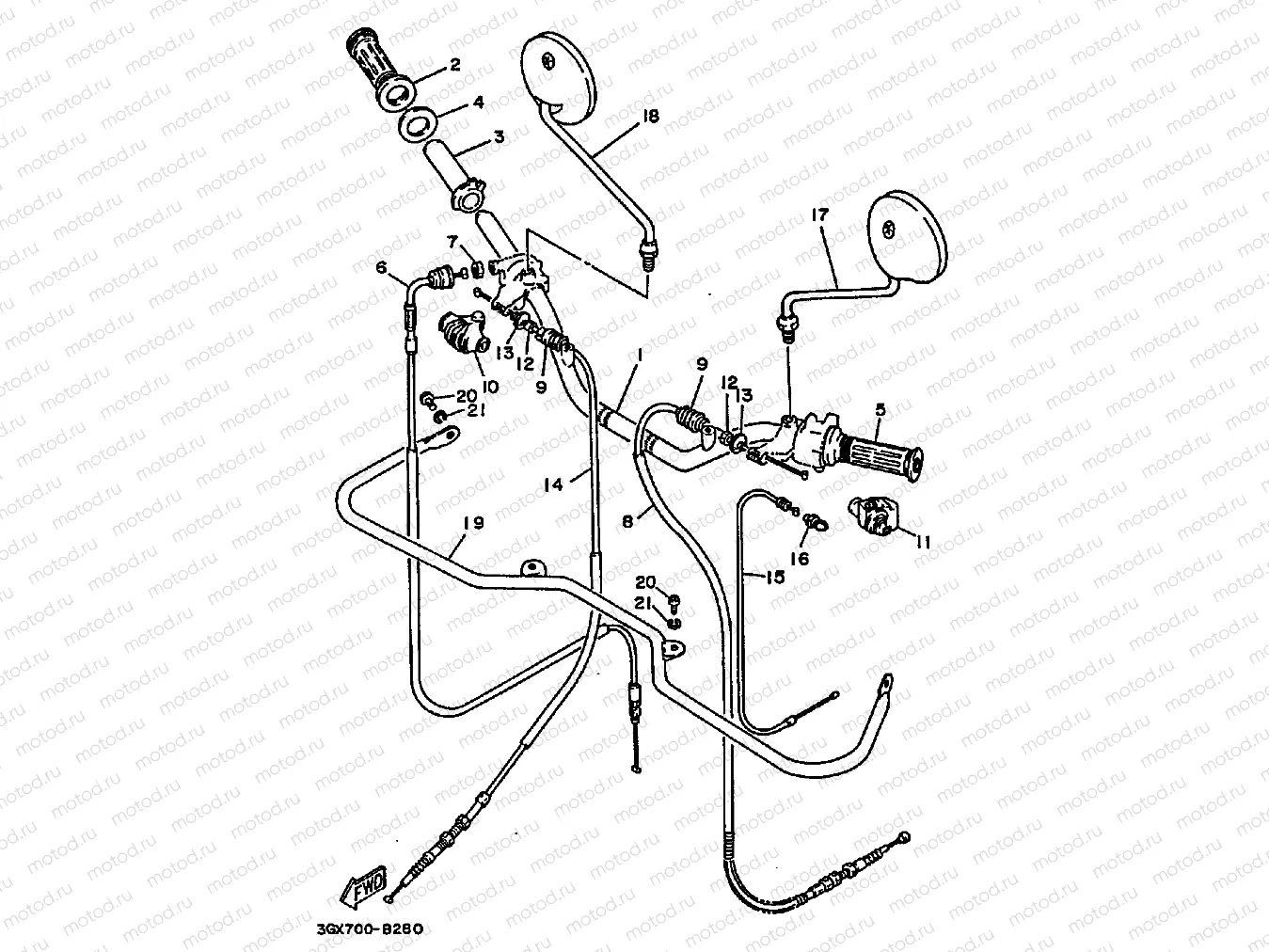 STEERING HANDLE & CABLE