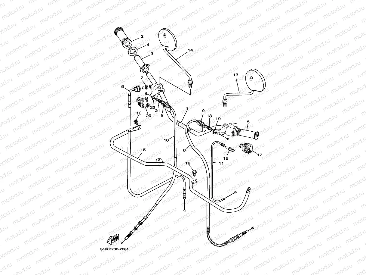 STEERING HANDLE & CABLE