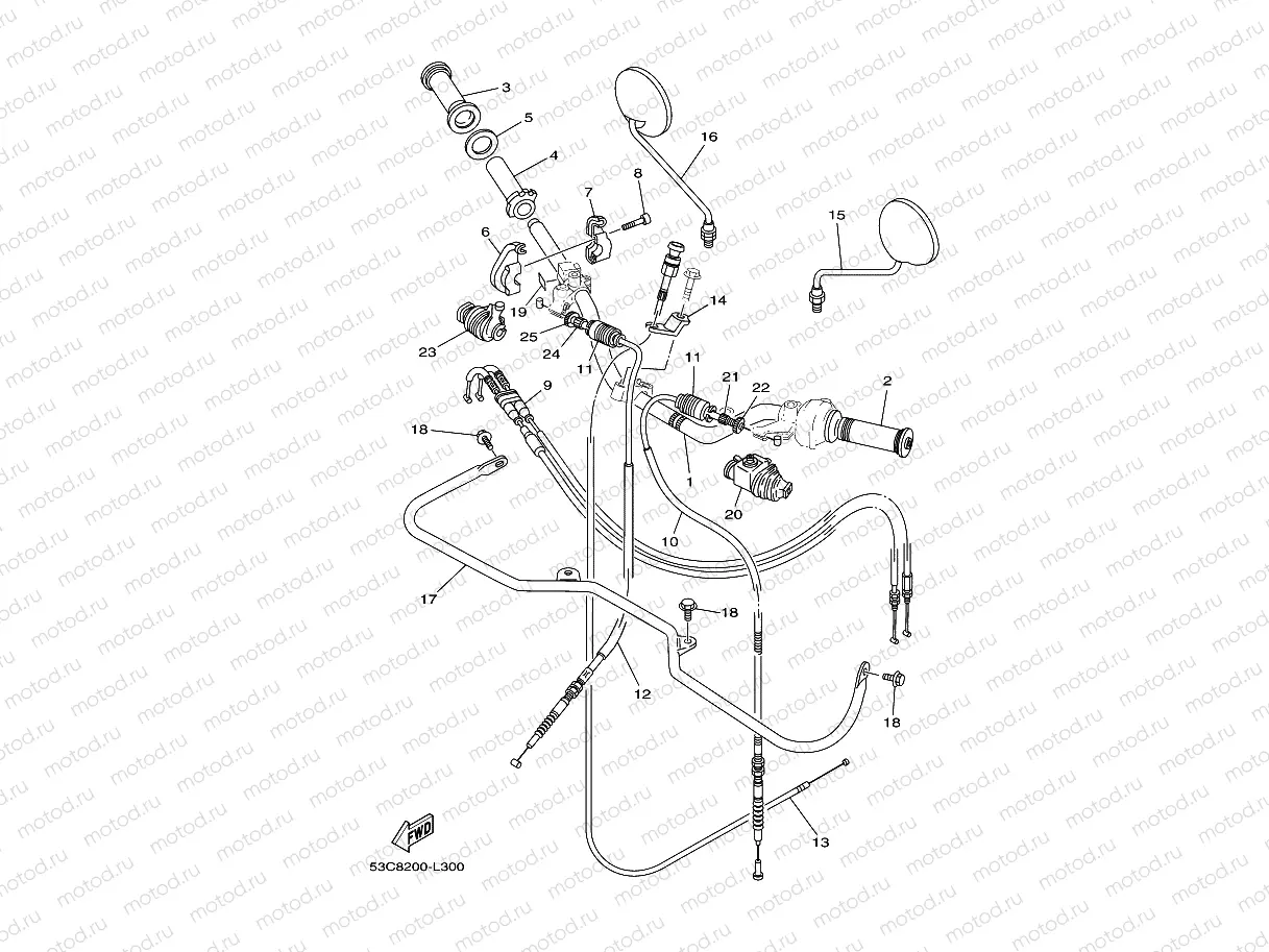 STEERING HANDLE & CABLE