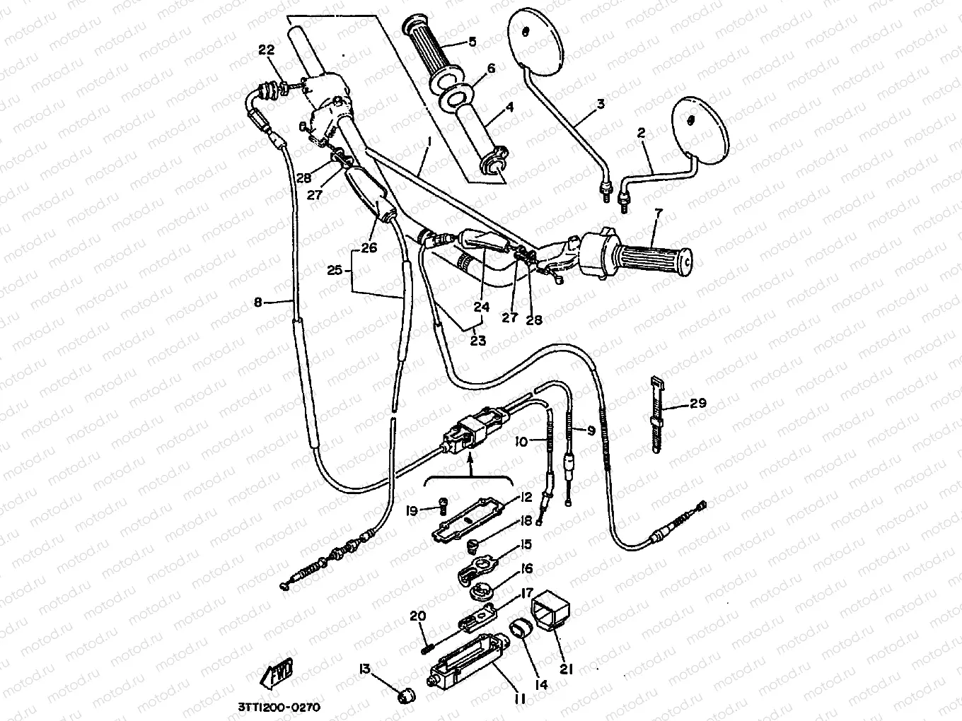 STEERING HANDLE & CABLE